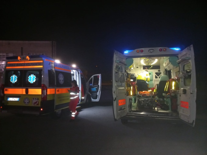 Incidente sulla Provinciale, due motociclisti in gravi condizioni