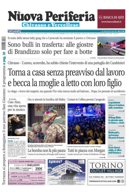 La Nuova Periferia è in edicola oggi, mercoledì 26 luglio