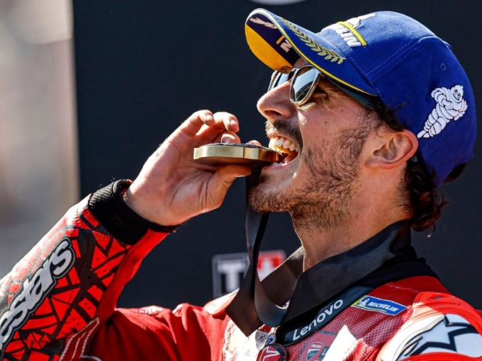 MotoGP, Bagnaia re indiscusso del weekend in Austria