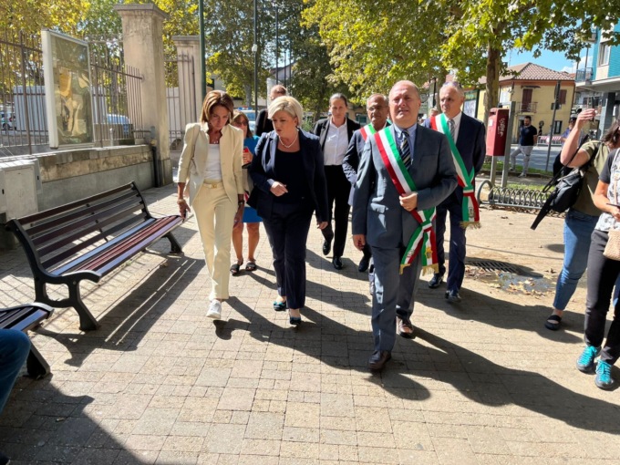 Strage di Brandizzo, la visita del Ministro Calderone