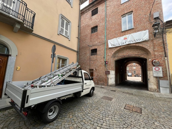 Fuga di gas in Municipio a Chivasso