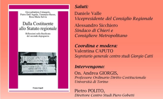 La Lucania del secondo dopoguerra, incontro in Città Metropolitana