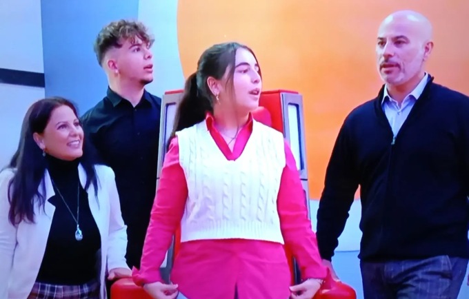 La brandizzese Giada incanta The Voice Kids