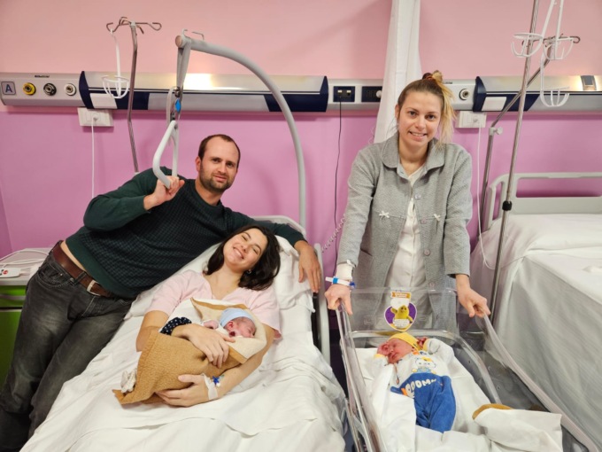 Dario è il primo bimbo nato nel 2024 a Chivasso