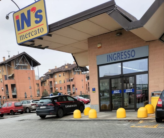 Rapina nel supermercato IN’S di Chivasso