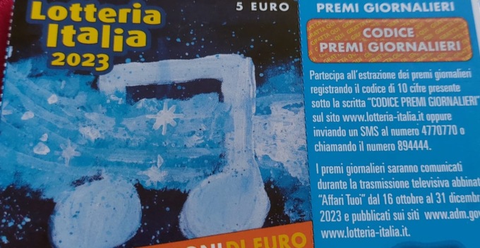 Lotteria Italia 2023,  in provincia di Torino venduti oltre 247mila biglietti