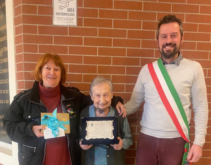 Severina Capra compie 100 anni
