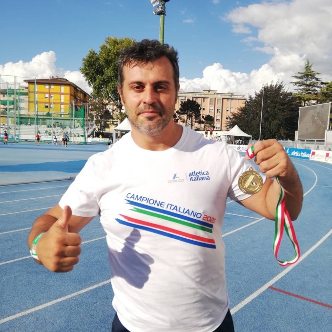 Marco Lingua campione italiano a 46 anni