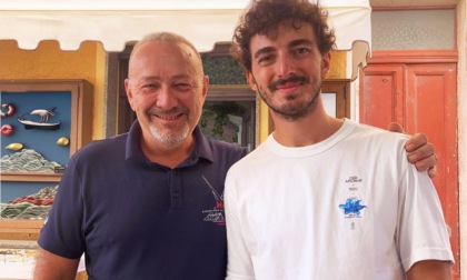 Pecco Bagnaia dal chivassese Enrico Gritella a La Maddalena