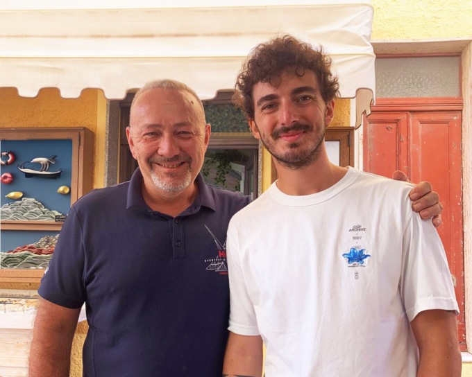 Pecco Bagnaia dal chivassese Enrico Gritella a La Maddalena