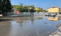 Perdita d'acqua in via Nino Costa, fuori uso l'impianto antincendio dell'asilo IL VIDEO