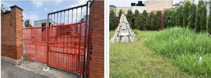 Rifiuti, erbacce e lavori lasciati a metà