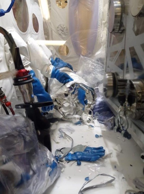 Nucleare, concluso lo smantellamento della terza Scatola a Guanti