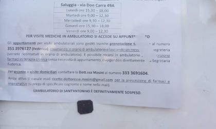 Masini non riceverà più in frazione: «Un danno per i  pazienti anziani»