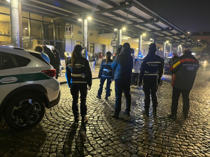 Rissa in stazione a Chivasso