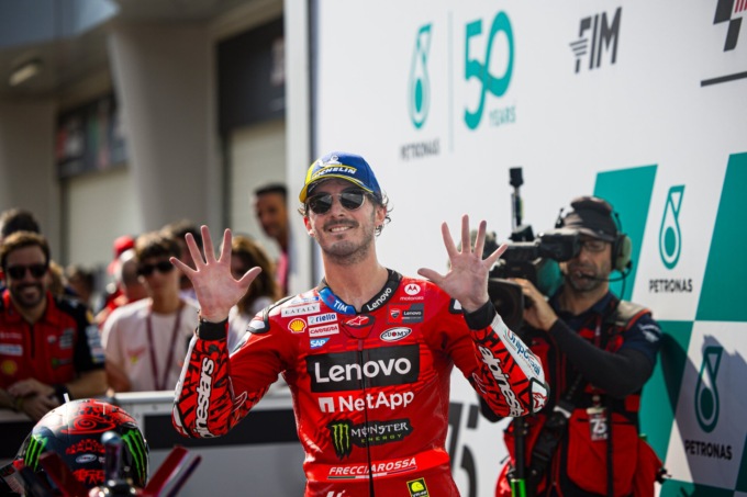 Moto Gp Malesia, Bagnaia vince a Sepang