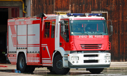 L’autopompa dei Vigili del Fuoco è sparita