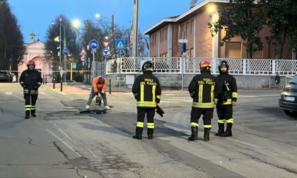 Fuga gas, via Mazzè "blindata" dai Vigili del Fuoco