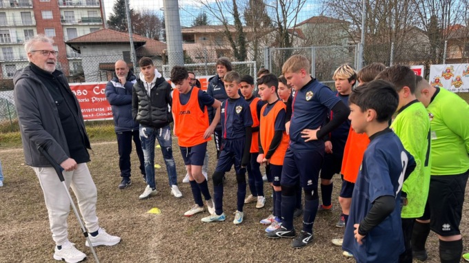 Tacconi incontra i calciatori degli Orizzonti Canavese LE FOTO