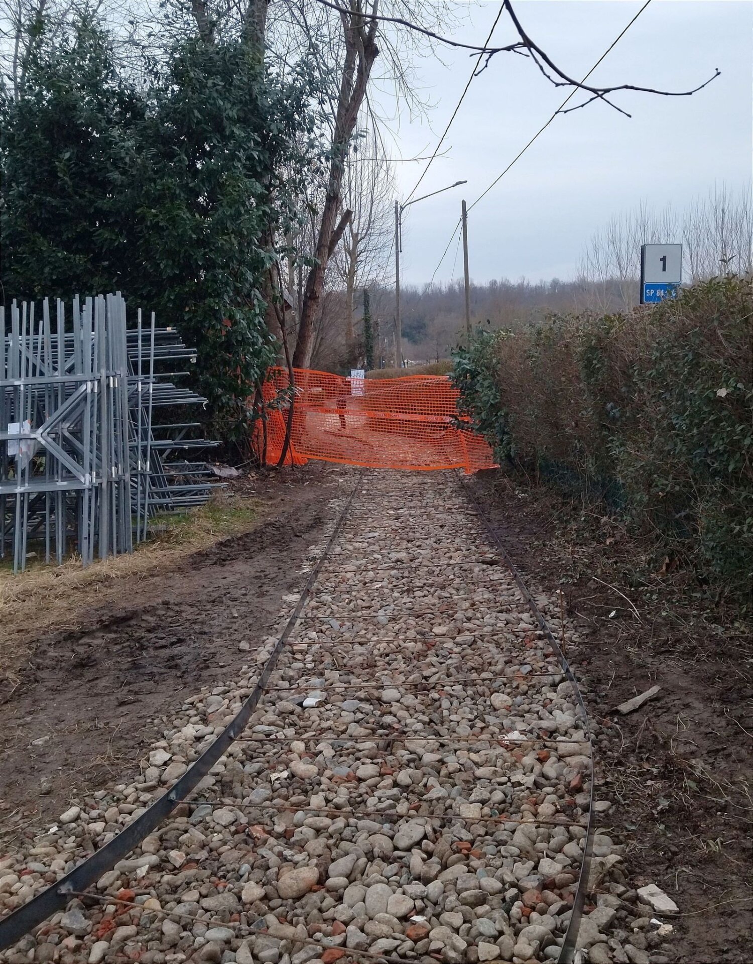 cantiere camminamento da Lago Candia a centro storico_02_2025_1