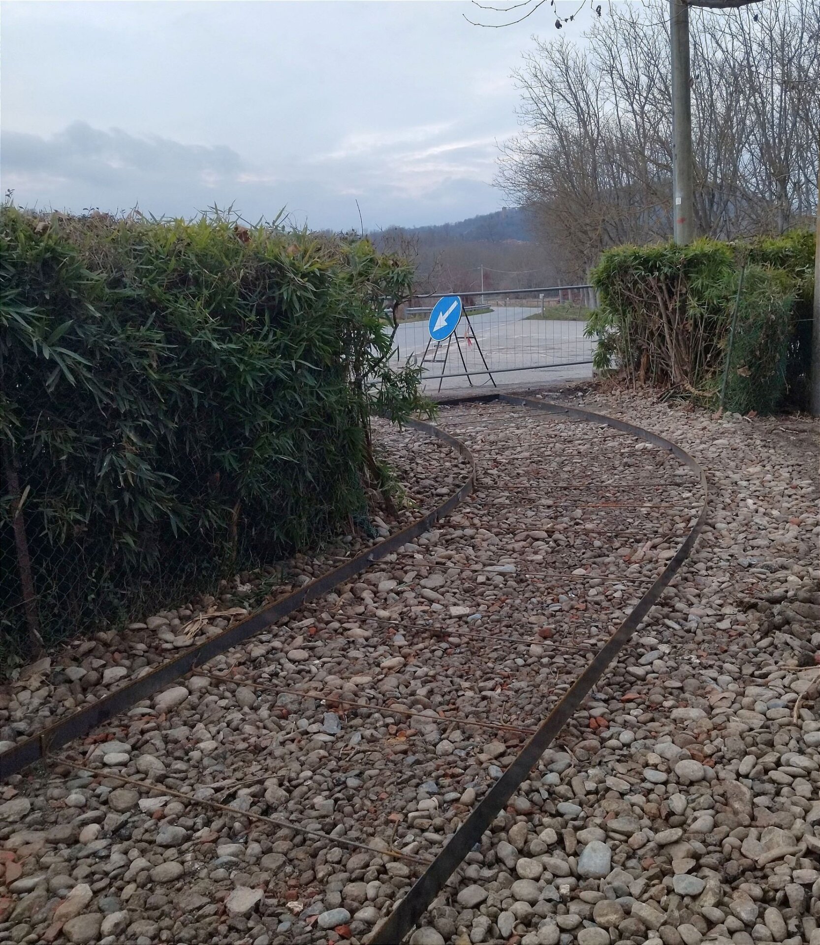 cantiere camminamento da Lago Candia a centro storico_02_2025_3