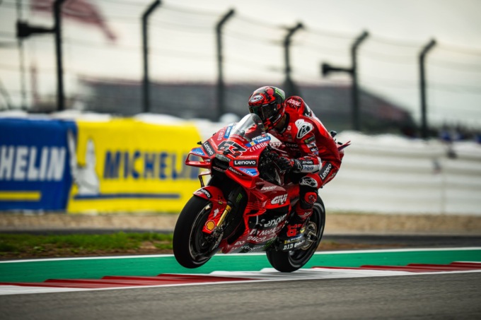MotoGP Americhe, Bagnaia decimo nella sessione di prova
