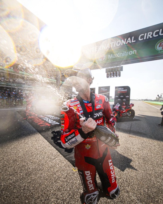 Gp Thailandia, Bagnaia sul podio nella Sprint Race