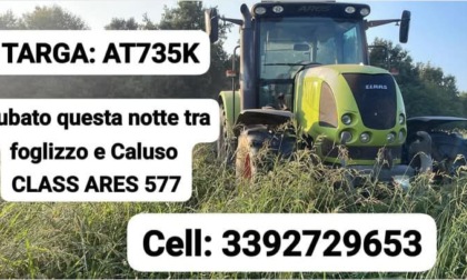 Rubati due trattori agricoli nel Chivassese, l'allarme