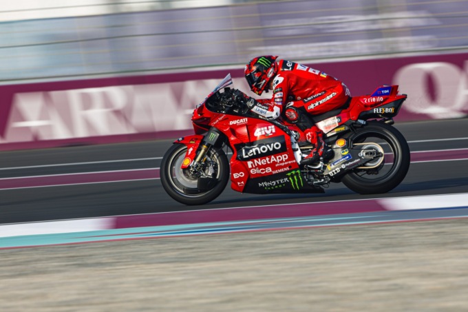 MotoGp, Pecco Bagnaia secondo nelle prove libere in Qatar