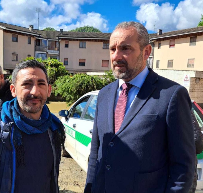 Case tra fango e acqua, sopralluogo del presidente Atc