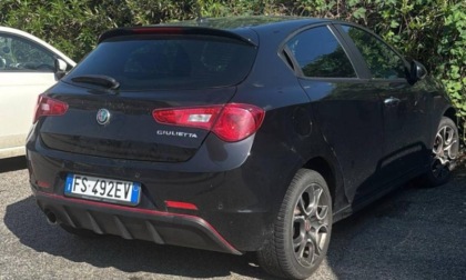 Ritrovata l'Alfa Giulietta rubata a Crescentino