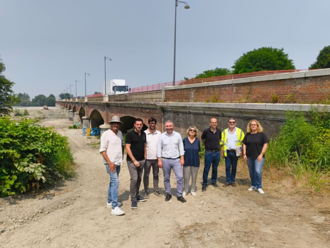 Ponte sul Po, i lavori di risanamento da 6 milioni di euro sono cominciati