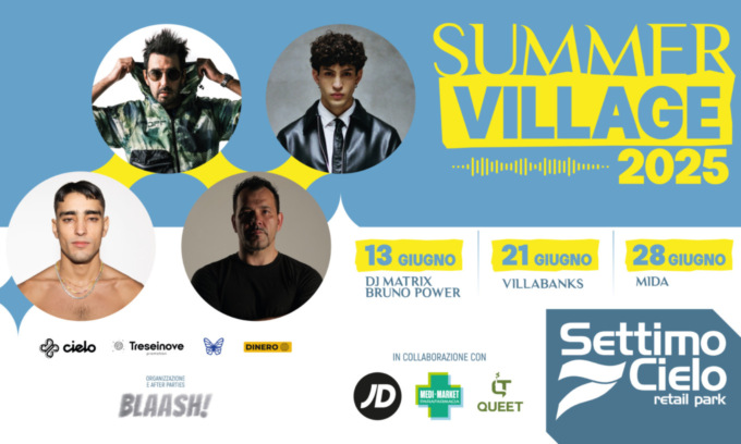 Summer Village 2025 a Settimo Cielo Retail Park