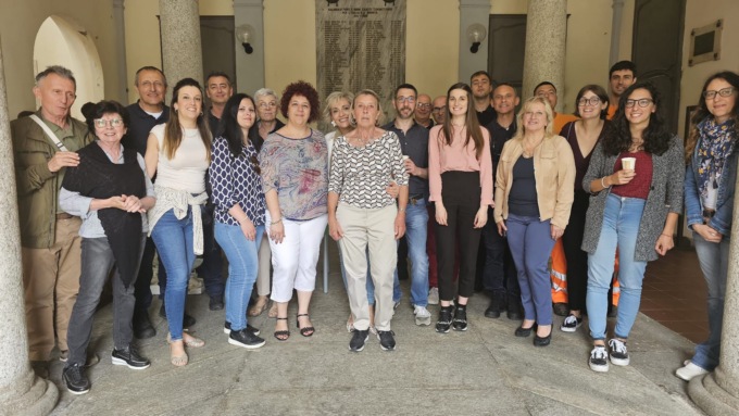 La storica dipendente Angela Barbero in pensione