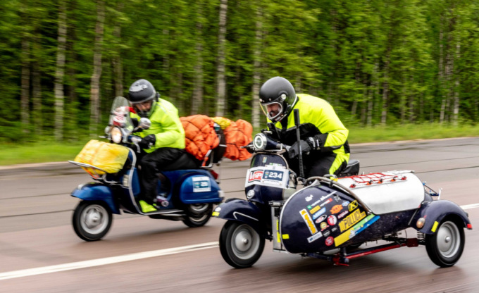 Da Brandizzo a Capo Nord in Vespa