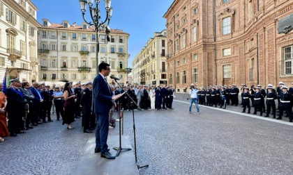 Cerimonia di chiusura del corso per agenti di Polizia Locale, presente Verolengo