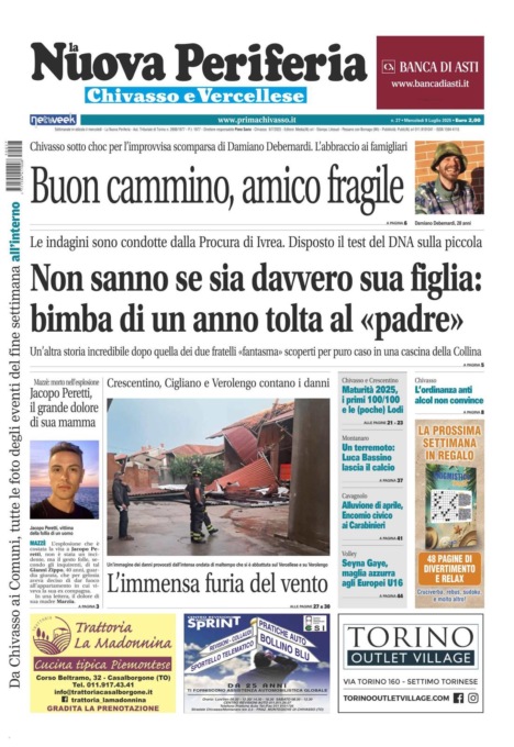 La Nuova Periferia di Chivasso e Vercellese è in edicola