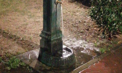 Ennesimo atto vandalico al parco, rotta una fontana