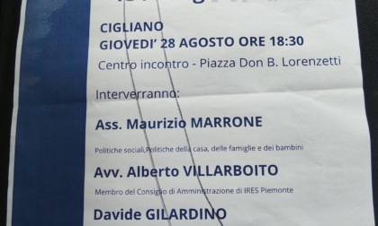 Buono Vesta, vandalizzato il manifesto di Fratelli d'Italia
