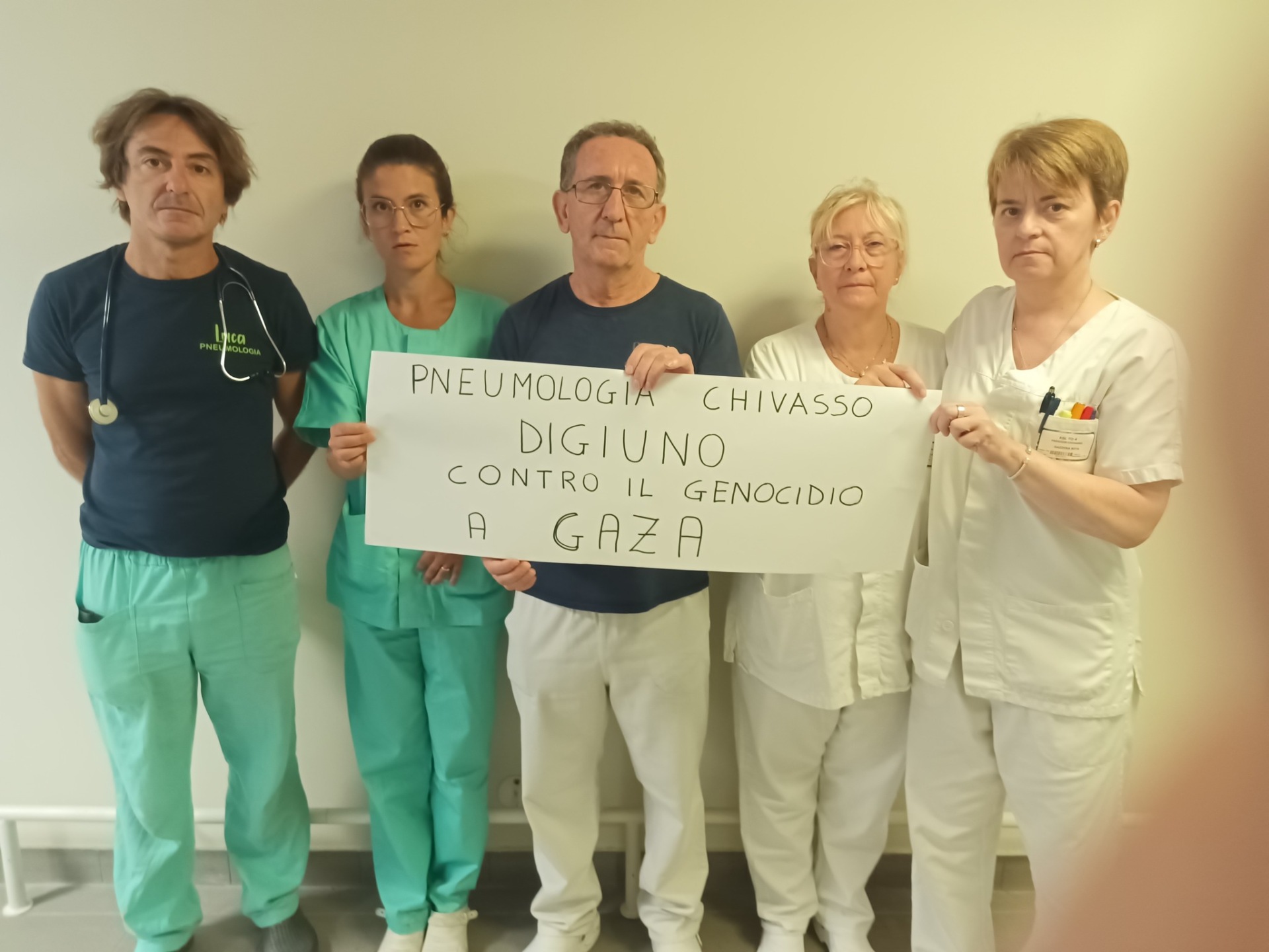 Medici in digiuno contro il genocidio a Gaza