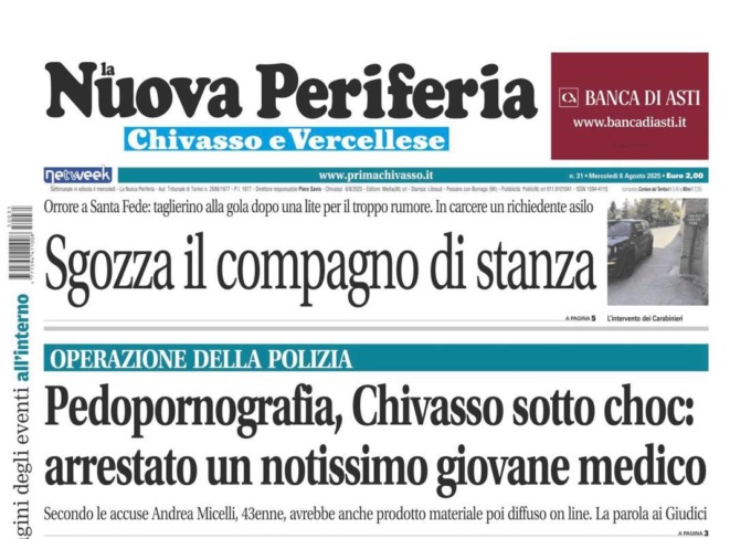 La Nuova Periferia di Chivasso e Vercellese è in edicola dal 6 agosto