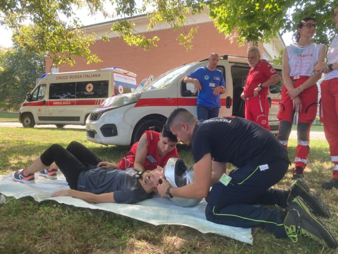 Gestione dei traumi, il corso della Croce Rossa