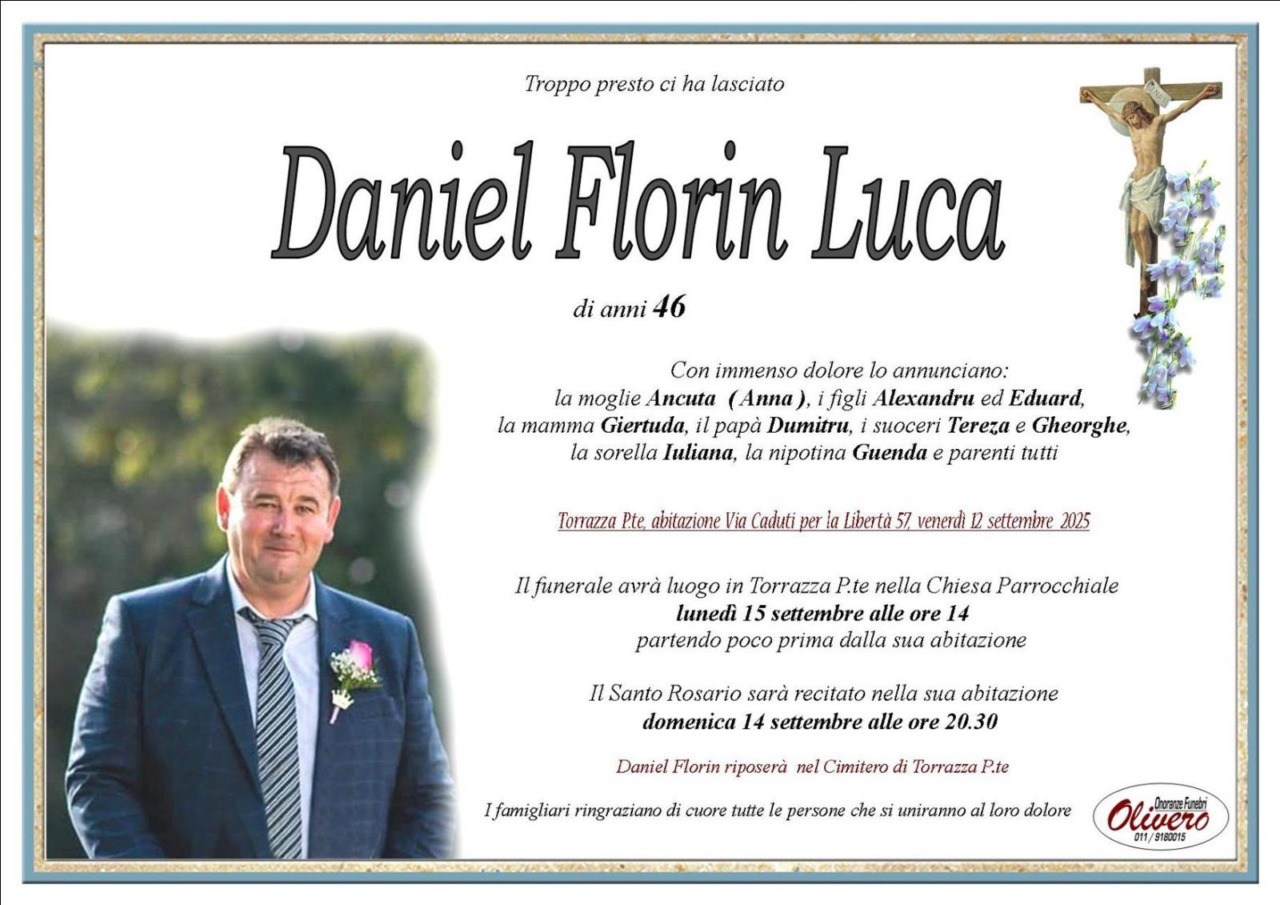 Stroncato da un infarto in giardino, lunedì i funerali