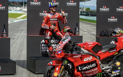 MotoGP, Bagnaia raddoppia: Pole e Sprint in Malesia