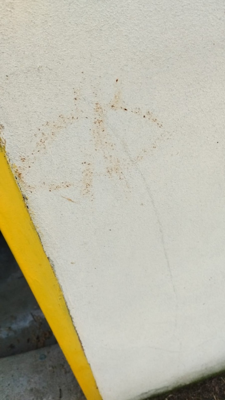 Dopo il furto fanno un disegno sul muro: cosa significa?