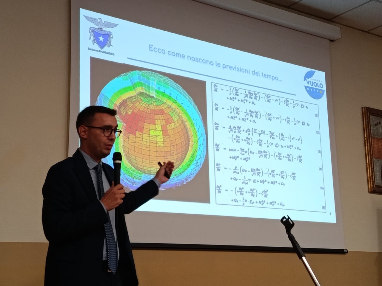 Il meteorologo Andrea Vuolo ospite dei CAI di Chivasso
