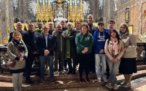 Don Gino torna tra il suo popolo di Dio