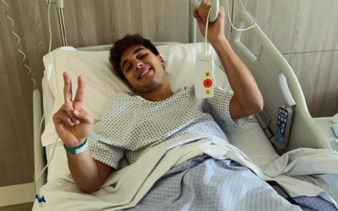 Dopo la caduta ad Imola, Davide Conte comincia il recuperto