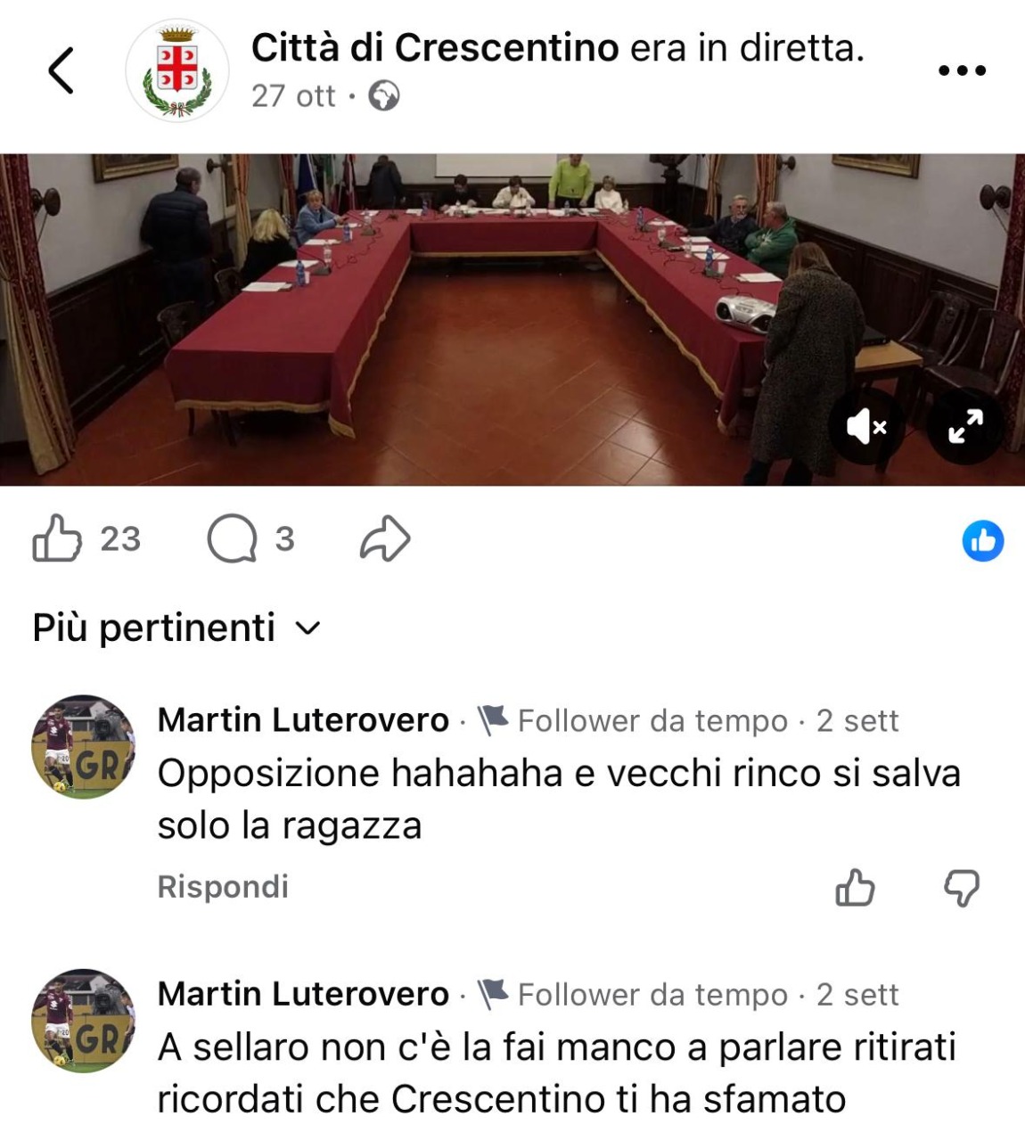 Sellaro insultato dopo la richiesta di sfratti per i morosi