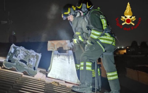 Incendio alla canna fumaria